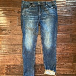 Wear cuffed or straight! Like new AE jeans